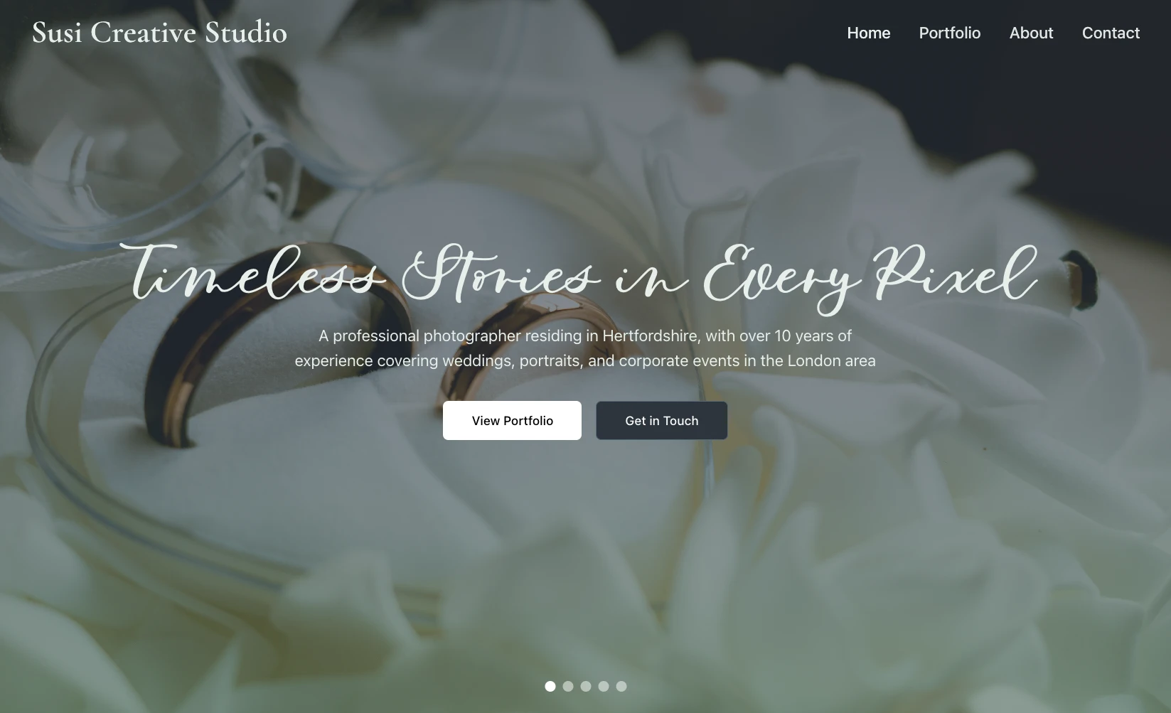 Susi Creative Studio Website